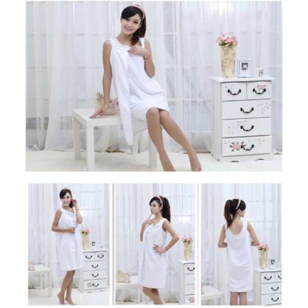 Microfiber Magic Bath Towel Robe - Image 2