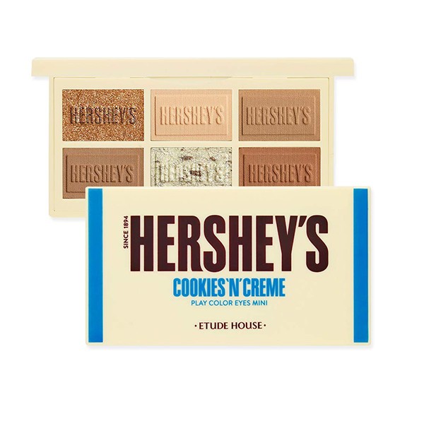 Etude House x Hershey's Chocolate Play Color Eyes Mini (Cookies N Cream)