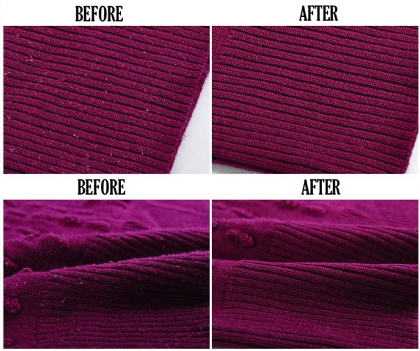 Portable Electric Fuzz Lint Remover Fabric Shaver (Purple) - Image 4