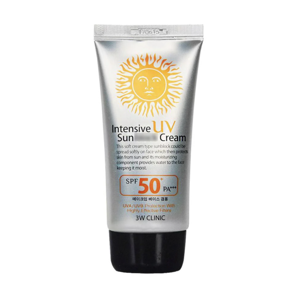 3W Clinic Intensive UV Sunblock Cream SPF50 70ml - Image 2