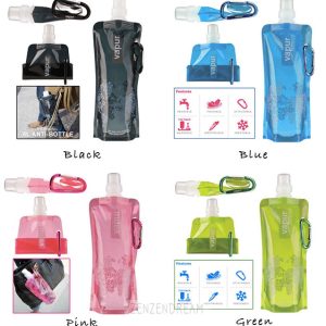Outdoor Foldable Water Bottle 480ml