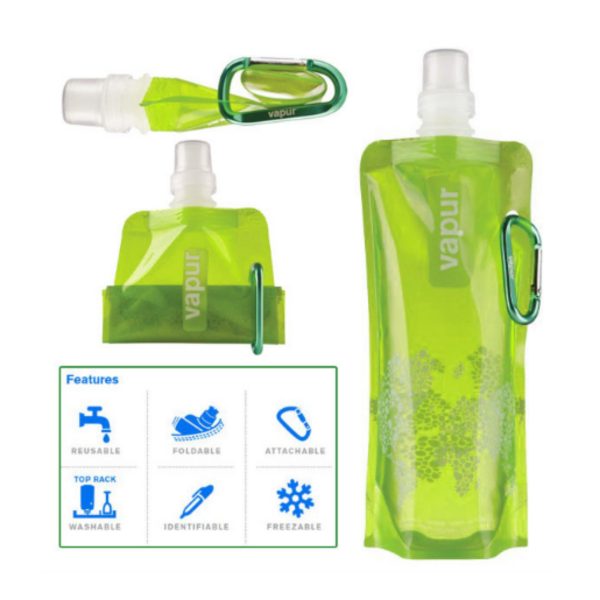 Outdoor Foldable Water Bottle 480ml - Image 2