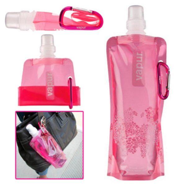 Outdoor Foldable Water Bottle 480ml - Image 3