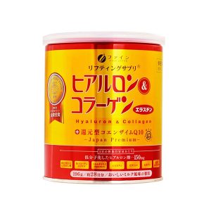 FINE Hyaluron & Collagen + Ubiquinol (Q10) Premium 196g /30 Days Supply